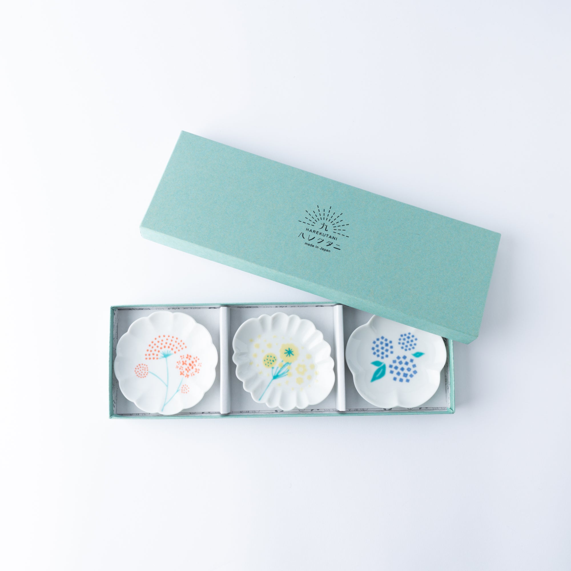 Blossom Shape Sauce Plate Set - JAPAN KUTANI SHOP