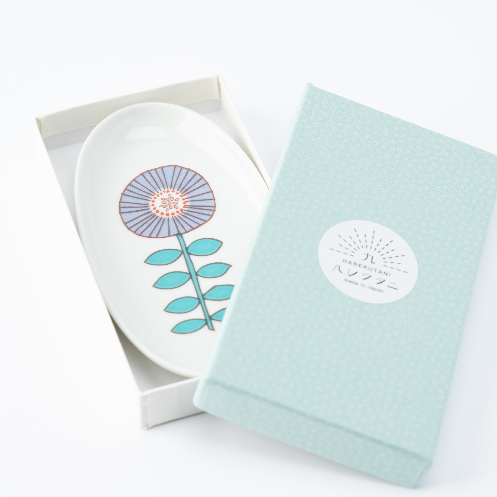 Single Bloom Oval Side Plate