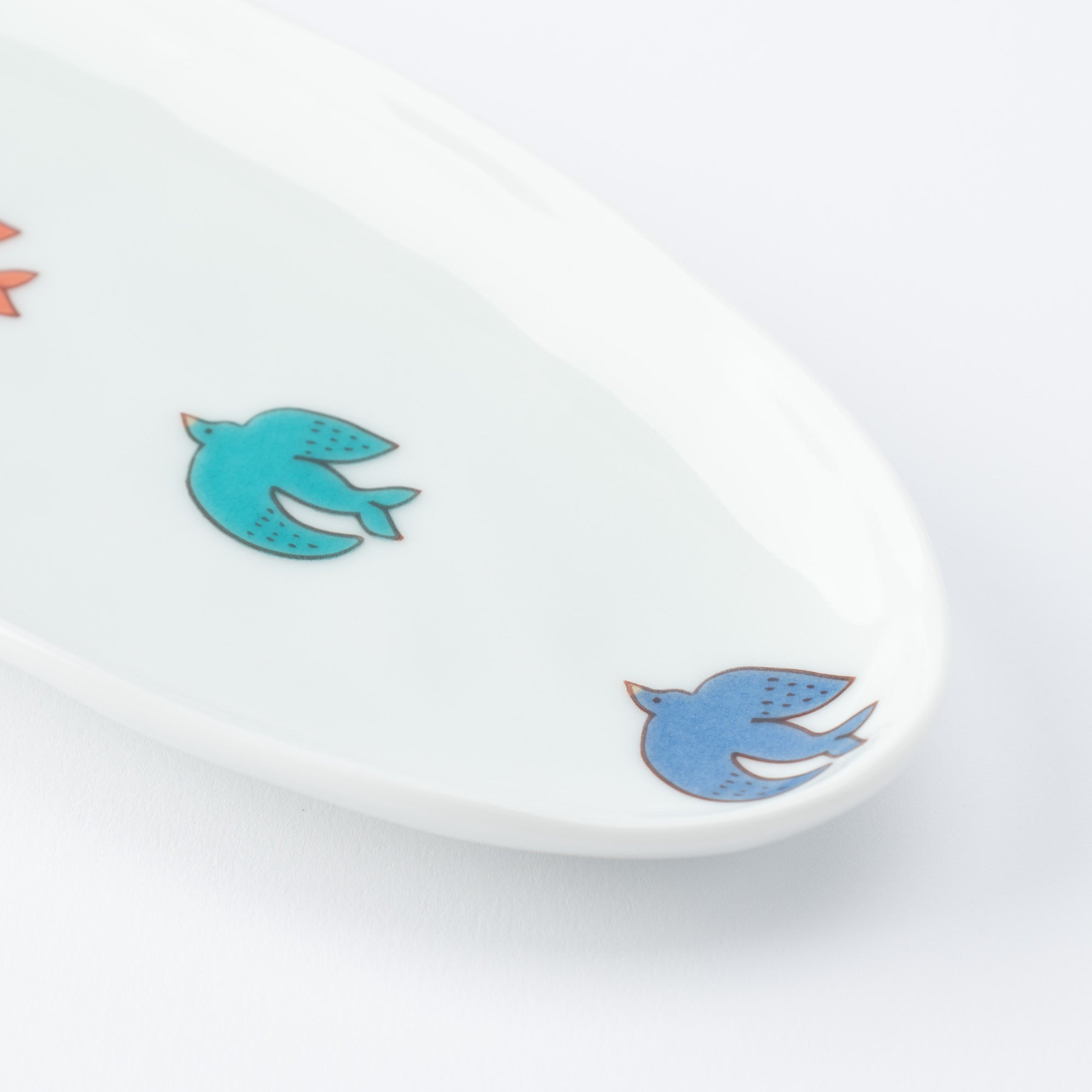 Playful Pattern Oval Side Plate