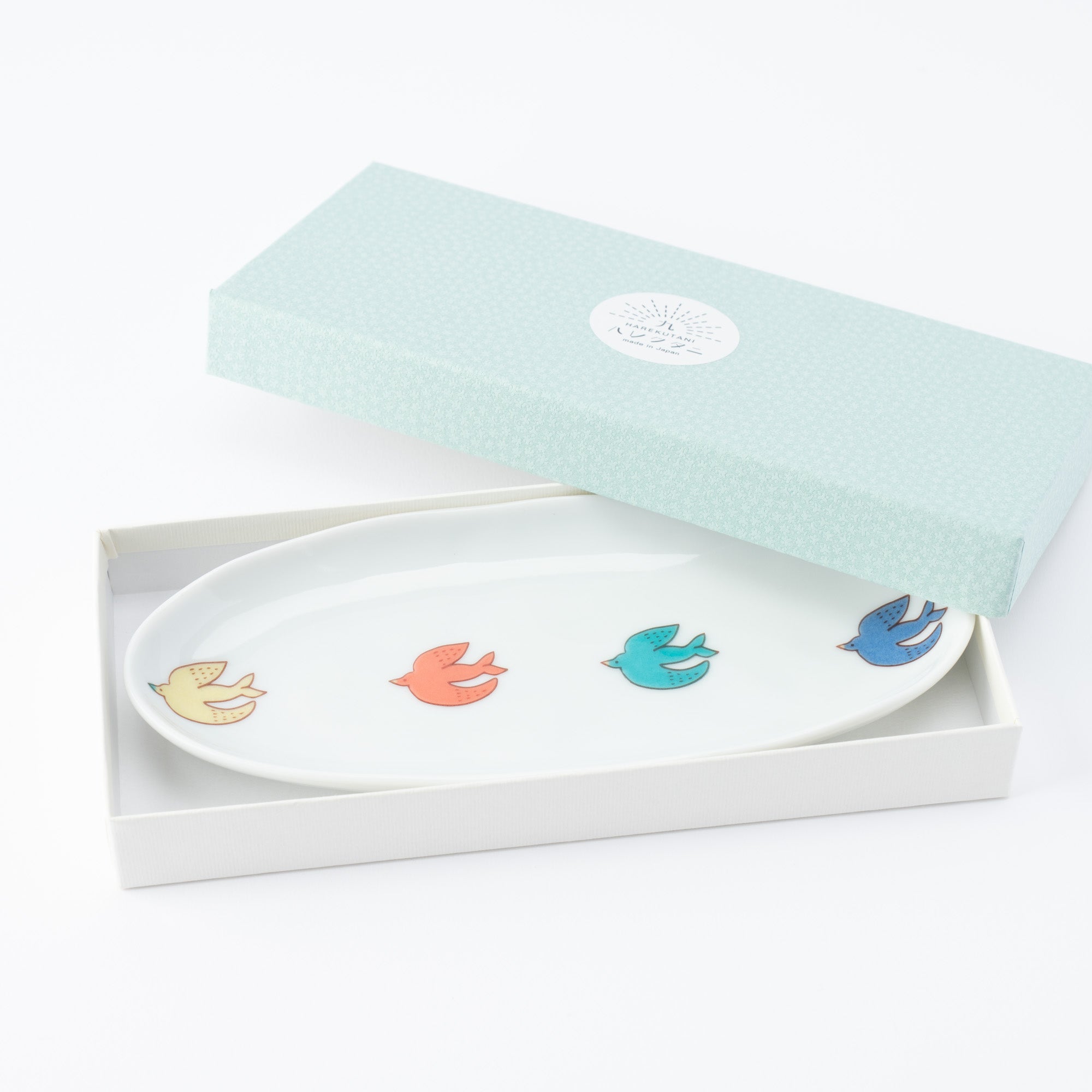 Playful Pattern Oval Side Plate