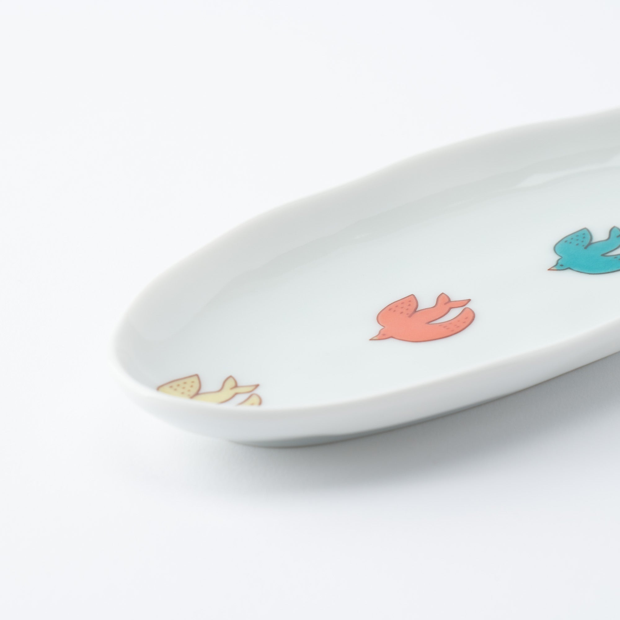 Playful Pattern Oval Side Plate