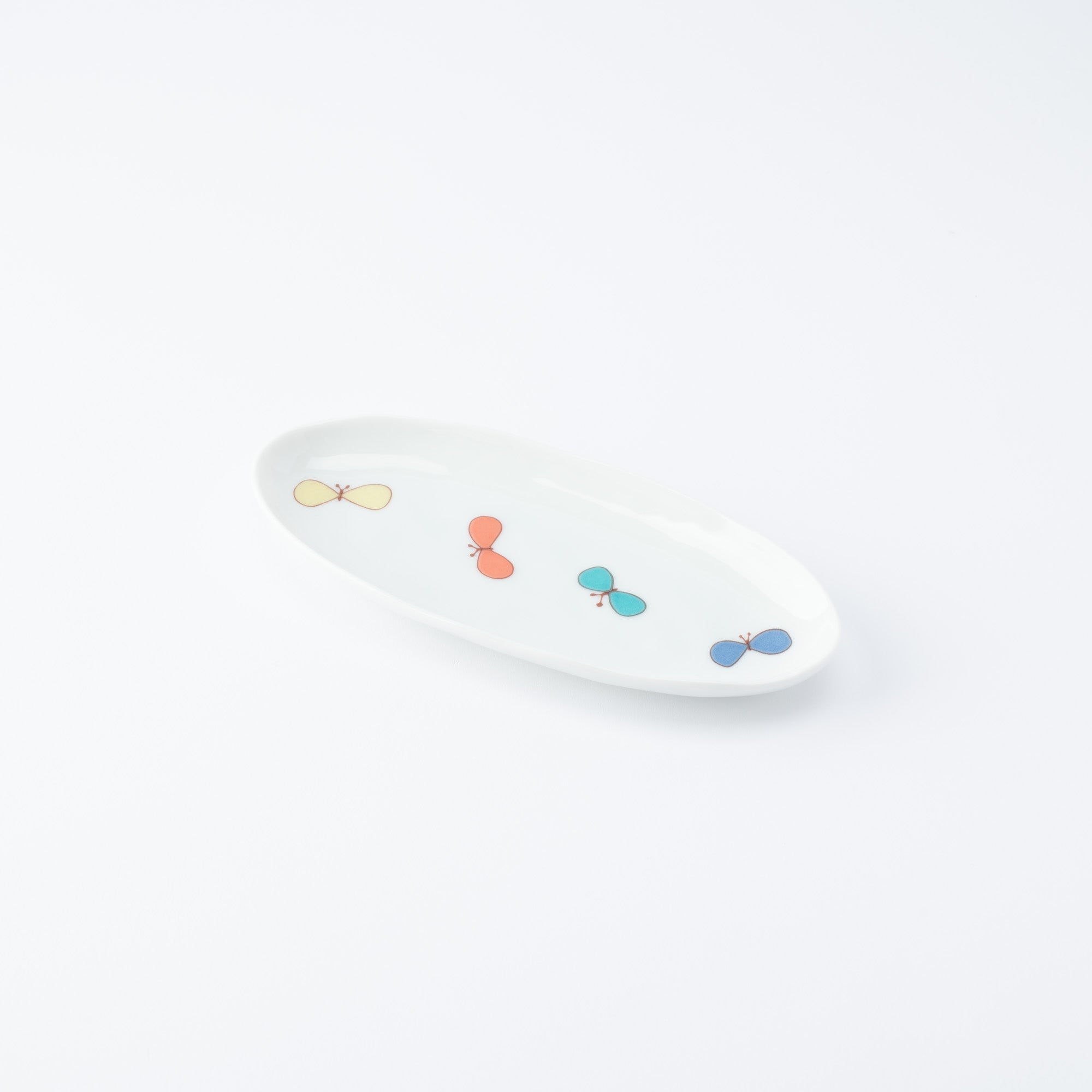 Playful Pattern Oval Side Plate