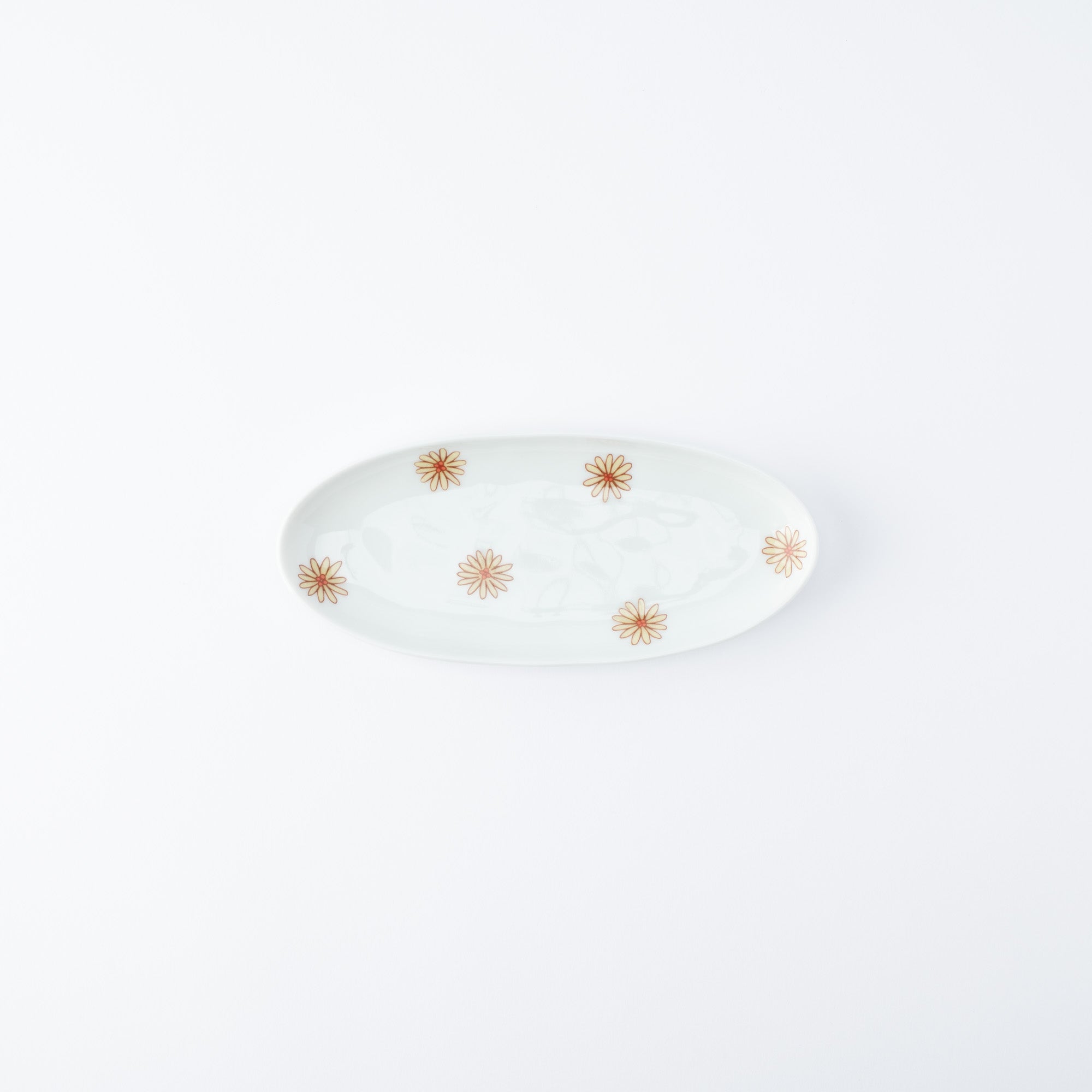 Playful Pattern Oval Side Plate
