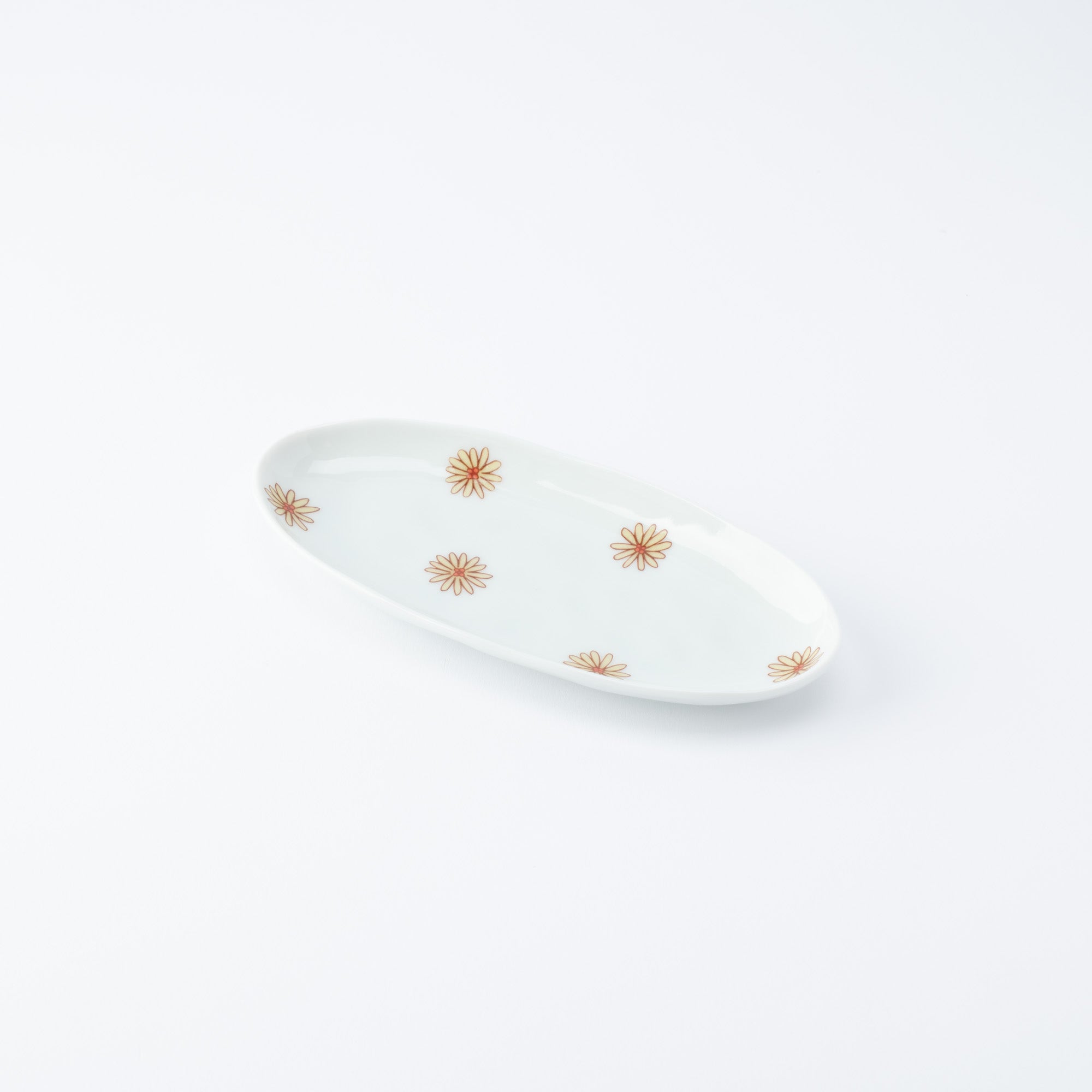 Playful Pattern Oval Side Plate
