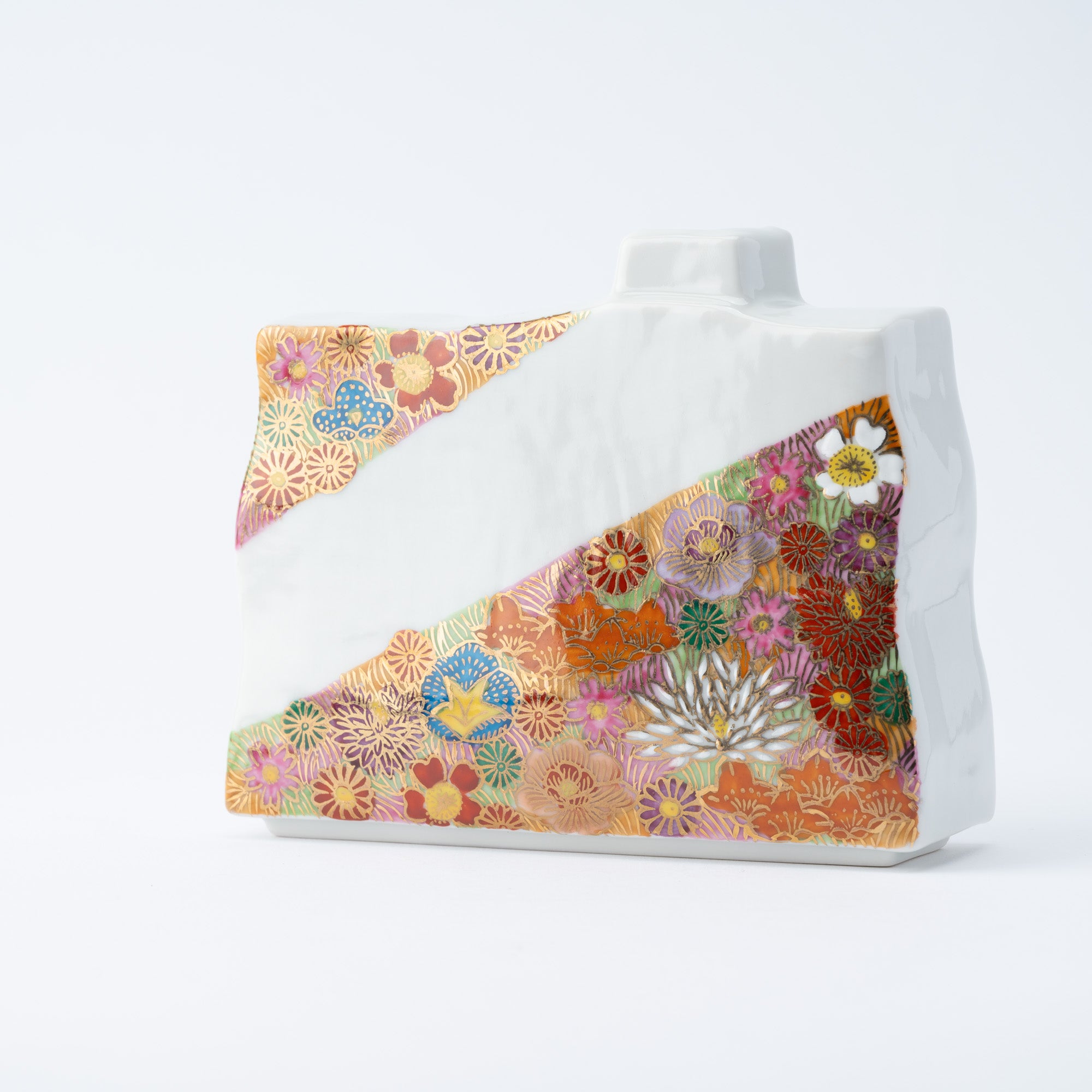 Hanazume Rectangular Japanese Flower Vase
