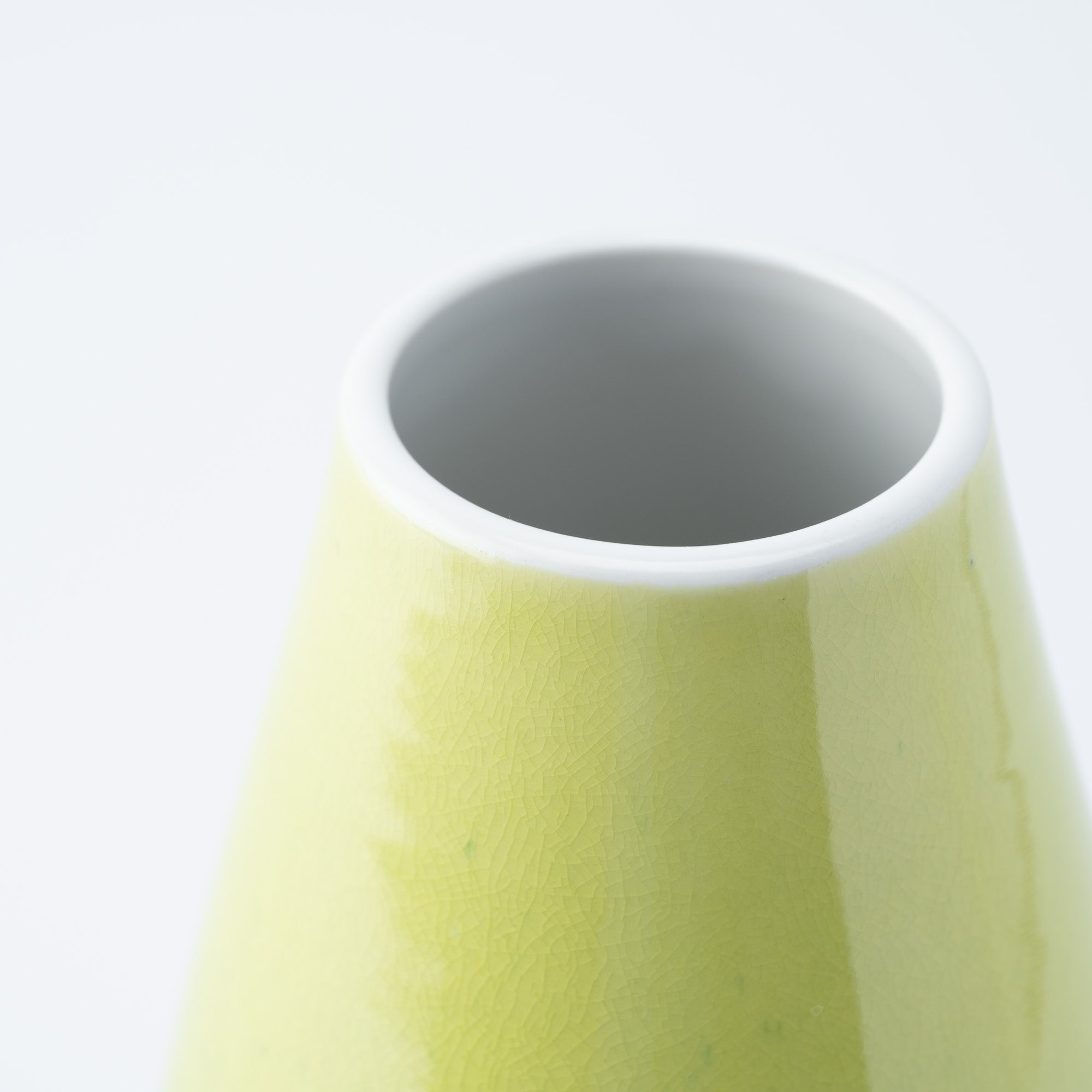 Blue Glaze Radiance Japanese Flower Vase