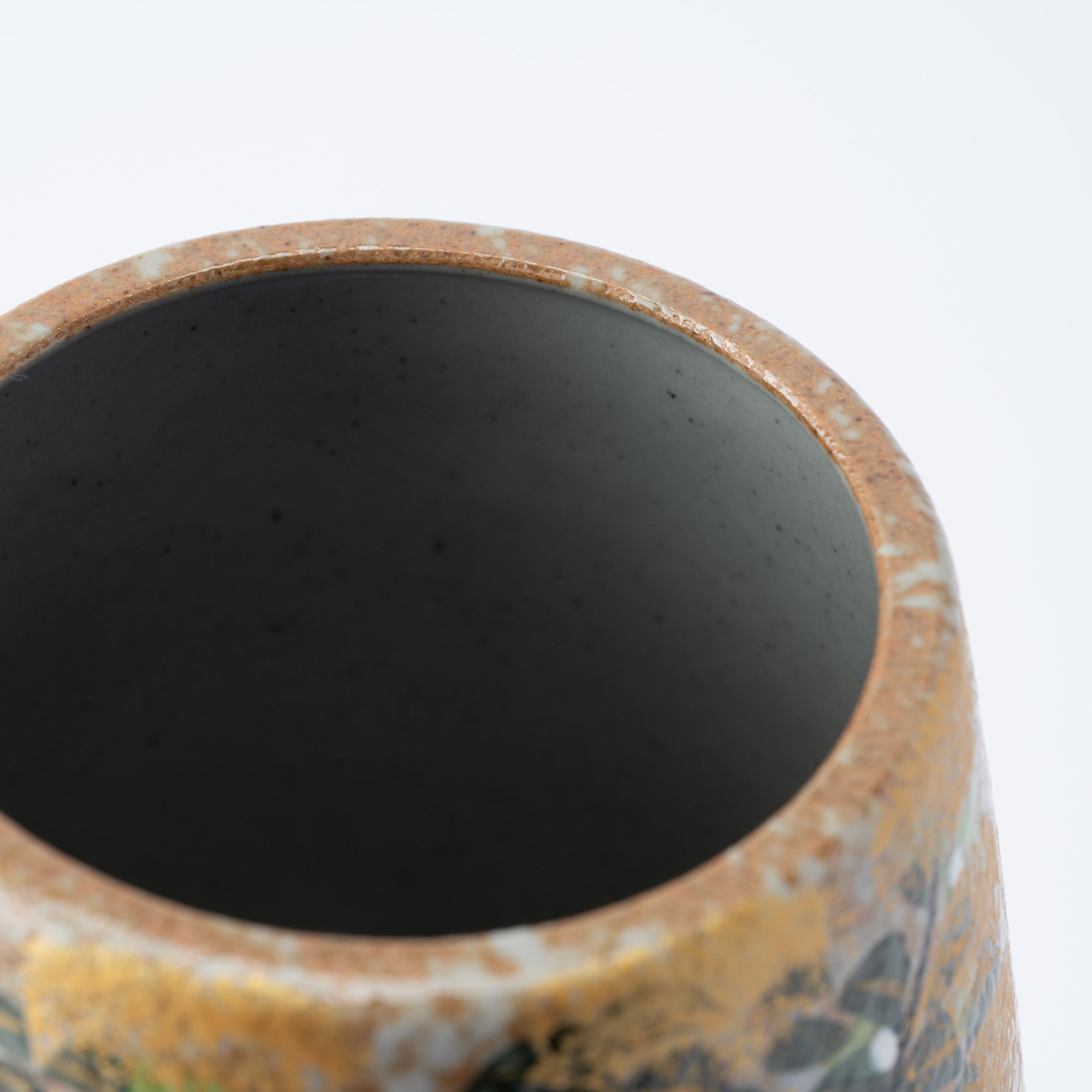 Bird in Sakura Season Japanese Flower Vase