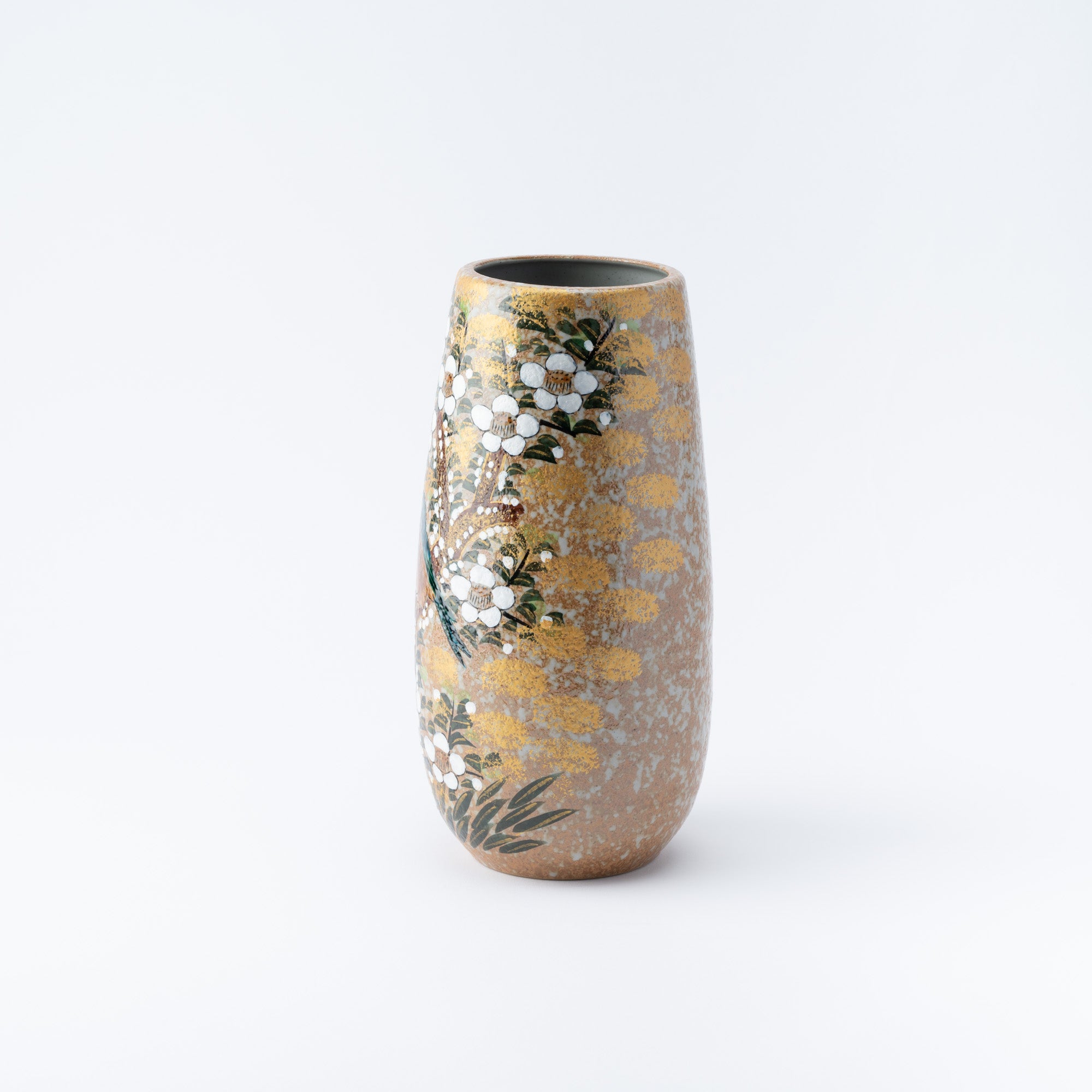 Bird in Sakura Season Japanese Flower Vase