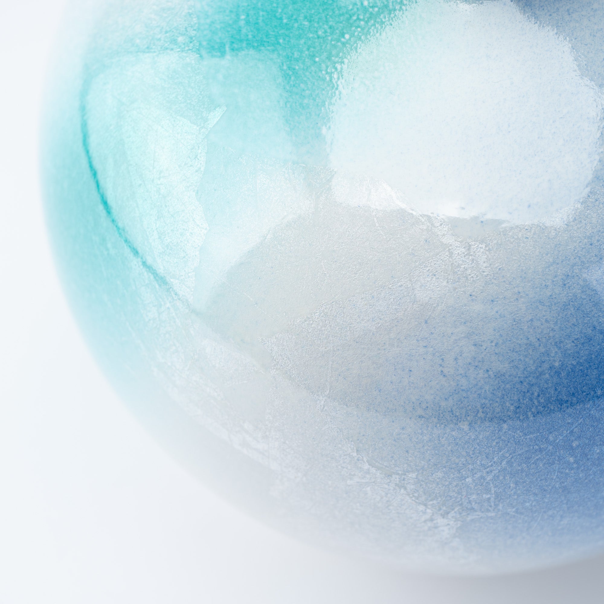 Two-Tone Ginsai Japanese Flower Vase