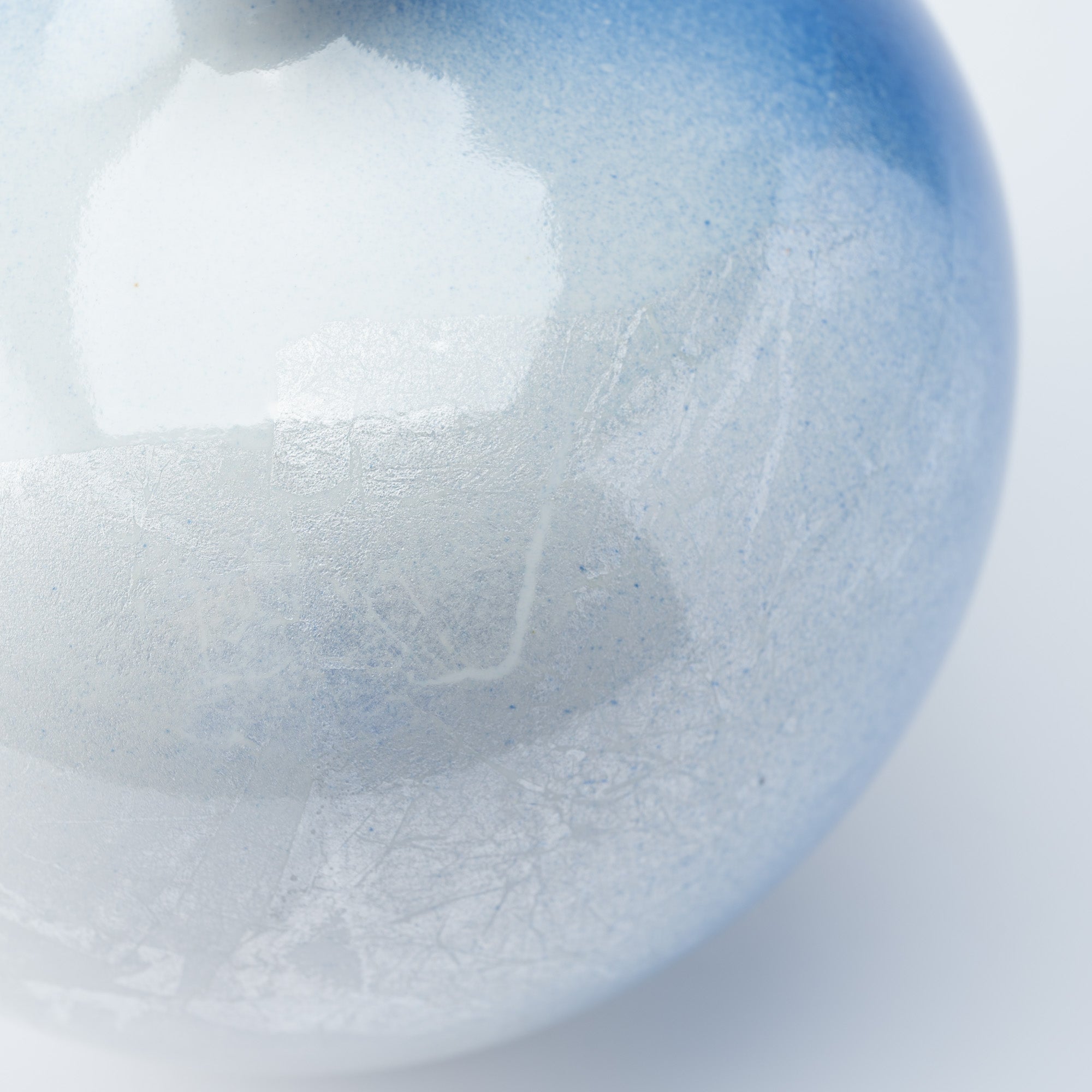 Two-Tone Ginsai Japanese Flower Vase