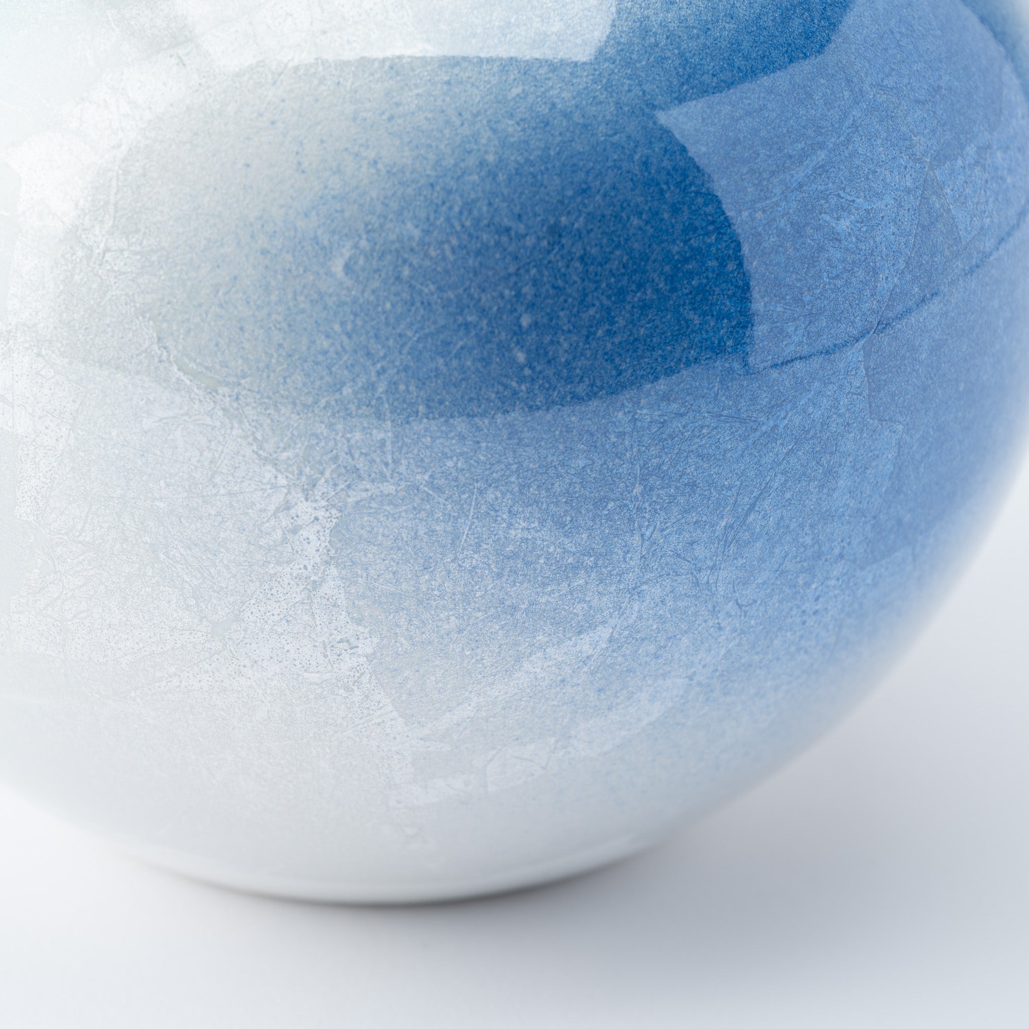 Two-Tone Ginsai Japanese Flower Vase