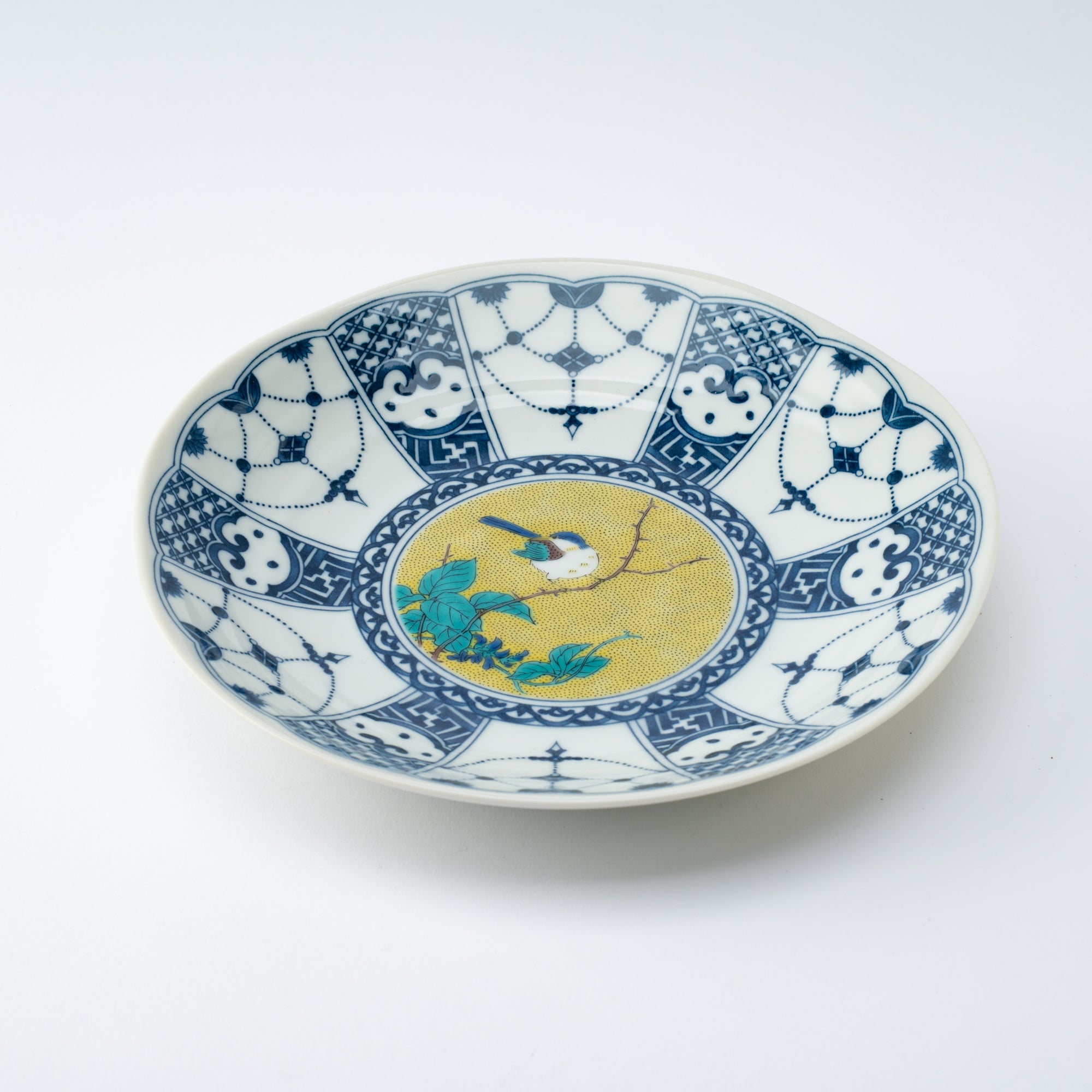 Blue and White Yoraku Dinner Plate