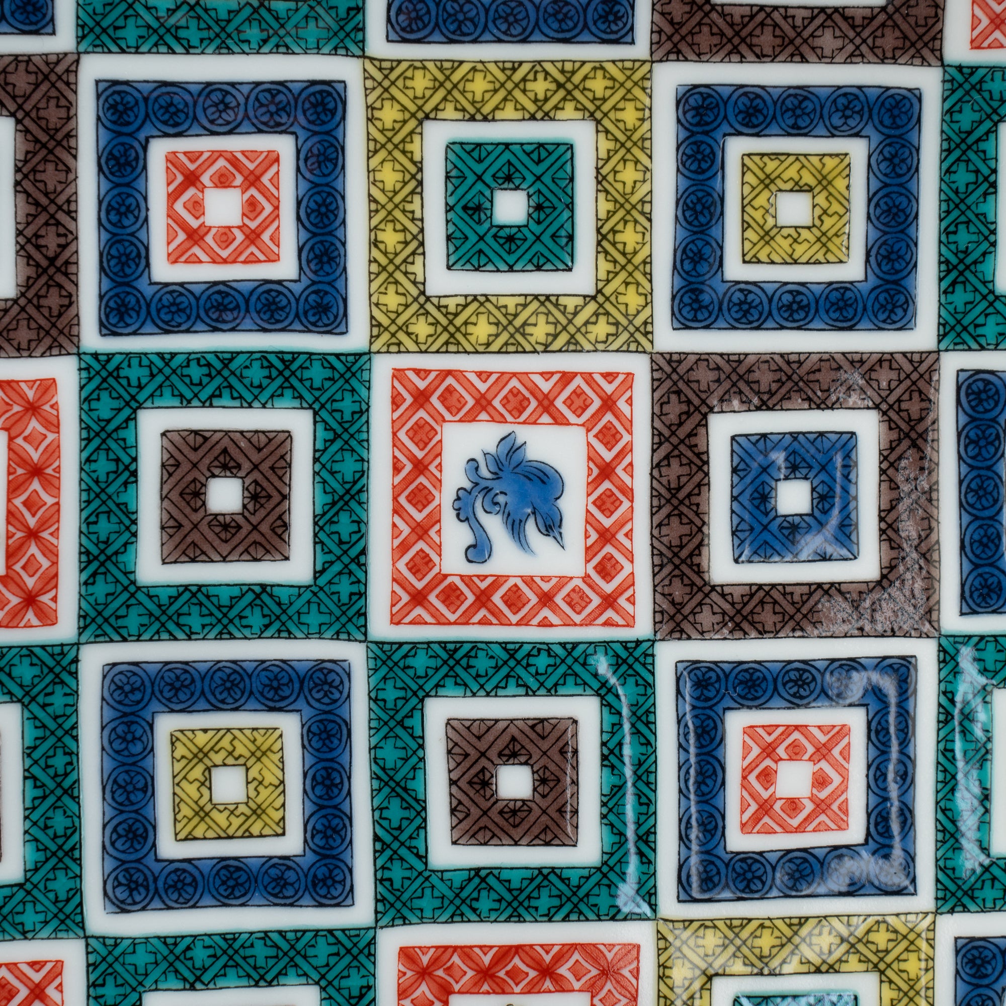 Color Tiles Platter