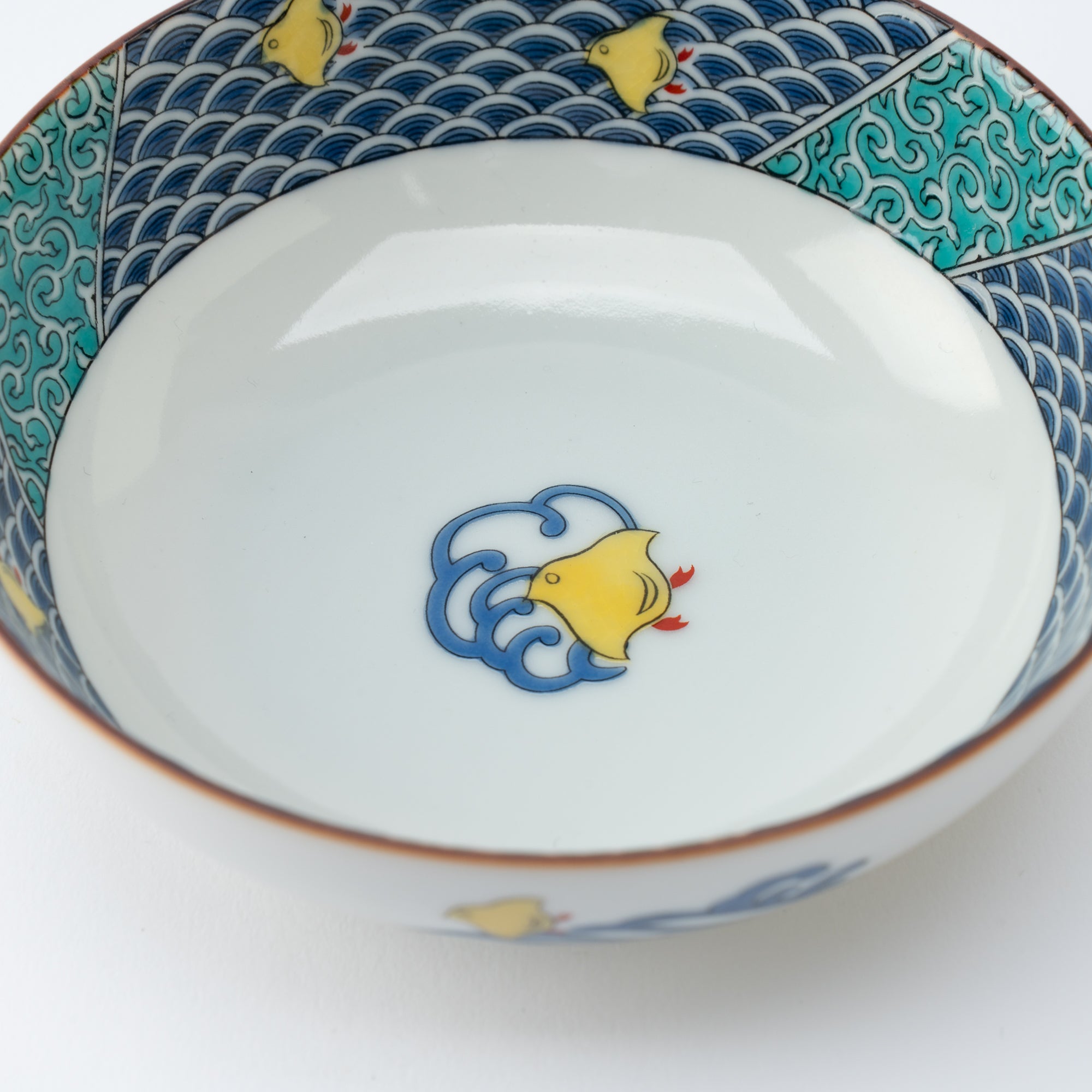 Colorful Rim Kobachi Small Bowl