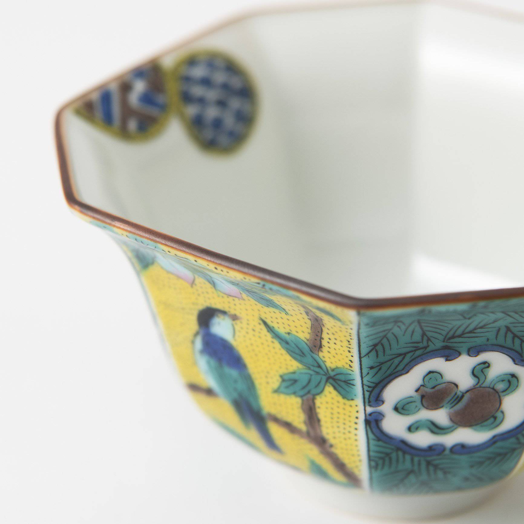 Yoshidaya Plum and Bird Kobachi Small Bowl