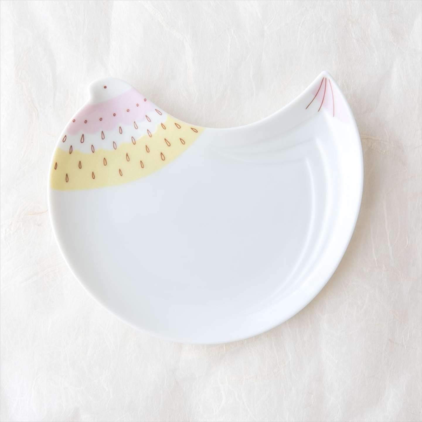 Harekutani Bird Round Plate - MUSUBI KILN - Handmade Japanese Tableware and Japanese Dinnerware