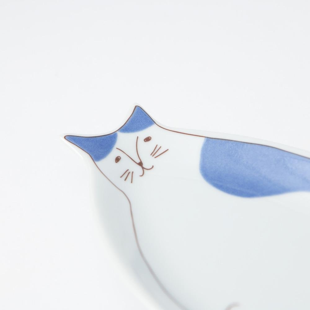 Harekutani Cat Plate - MUSUBI KILN - Handmade Japanese Tableware and Japanese Dinnerware