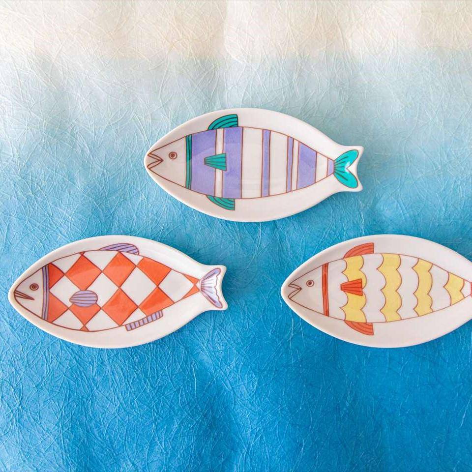 Harekutani Fish Sauce Plate - MUSUBI KILN - Handmade Japanese Tableware and Japanese Dinnerware