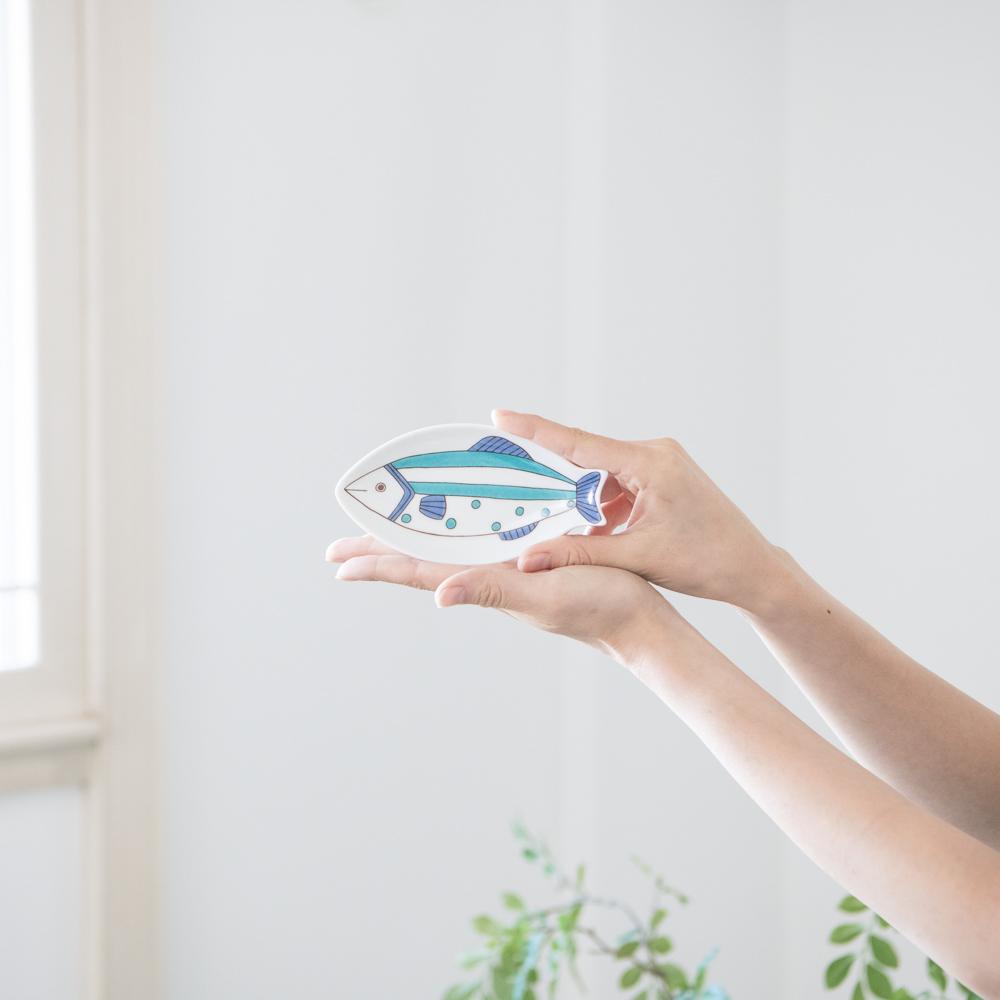 Harekutani Fish Sauce Plate - MUSUBI KILN - Handmade Japanese Tableware and Japanese Dinnerware
