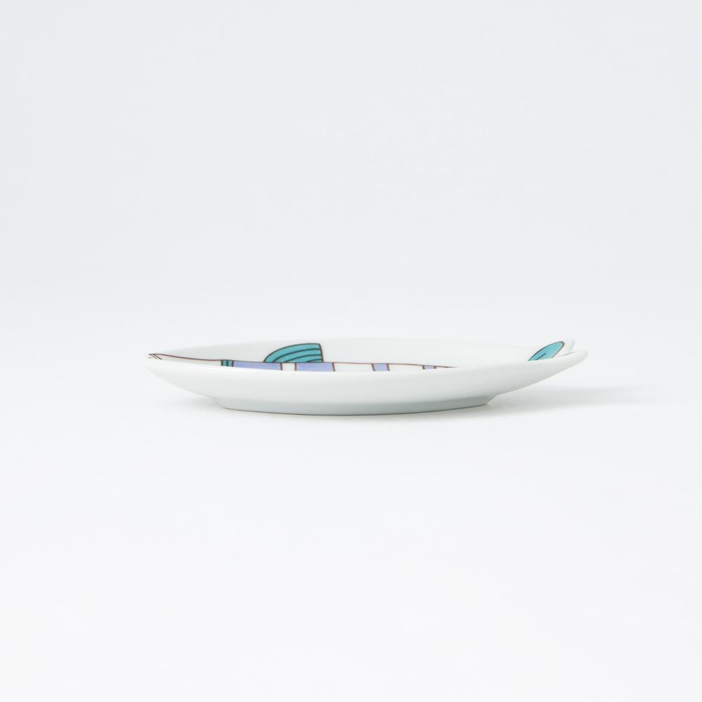 Harekutani Fish Sauce Plate - MUSUBI KILN - Handmade Japanese Tableware and Japanese Dinnerware