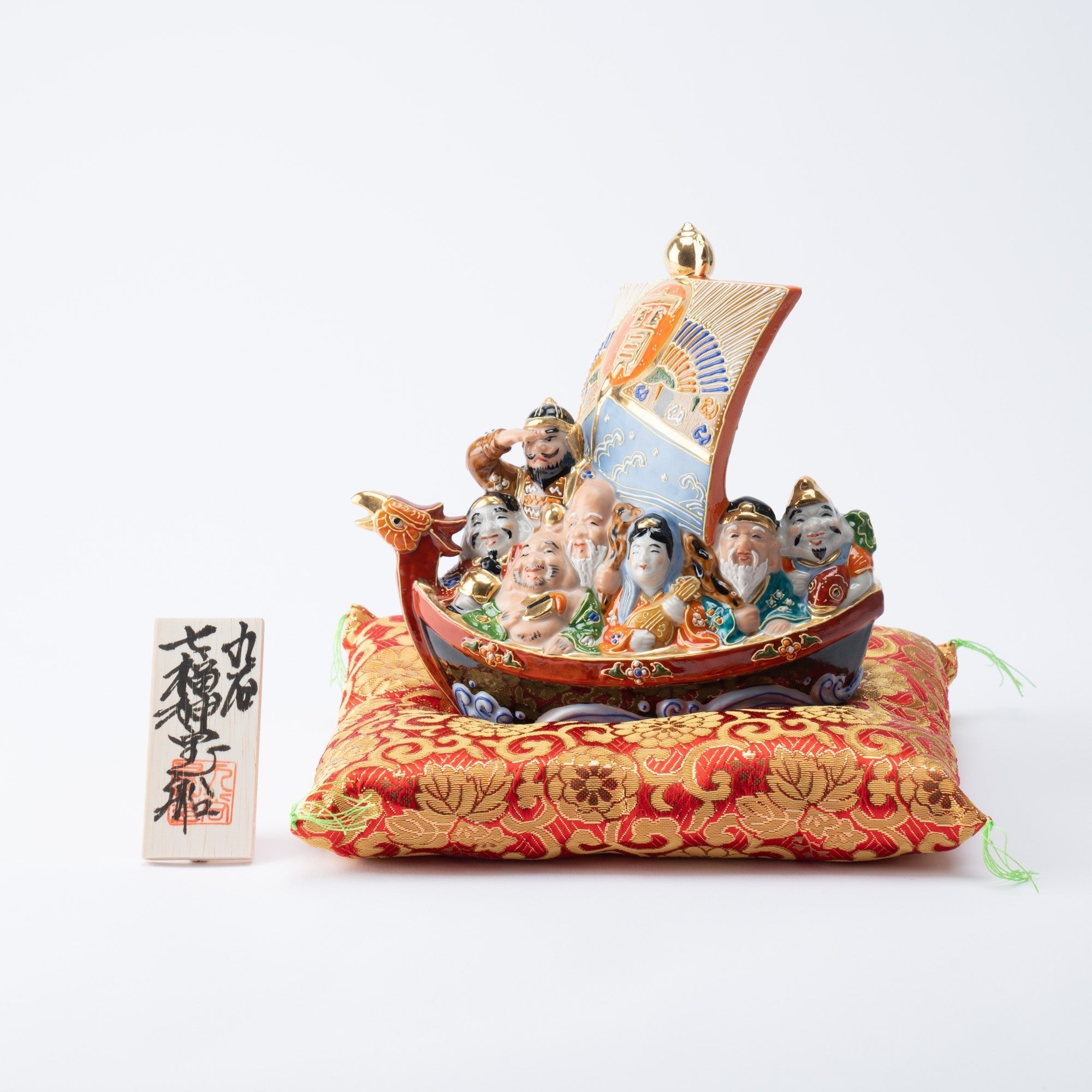 Seven Lucky Gods 七福神 雅俊 骨董 置物 Figurine